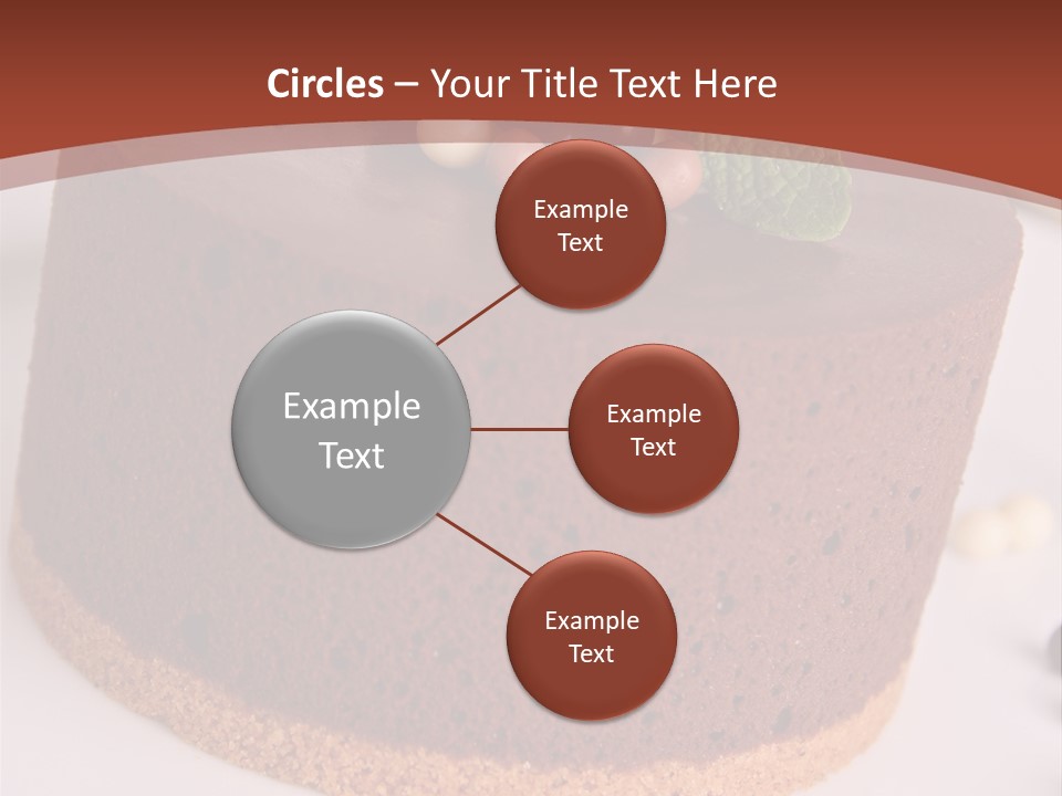 Celebration Creative Chocolate PowerPoint Template