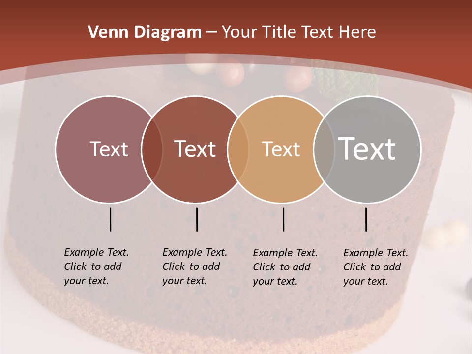 Celebration Creative Chocolate PowerPoint Template