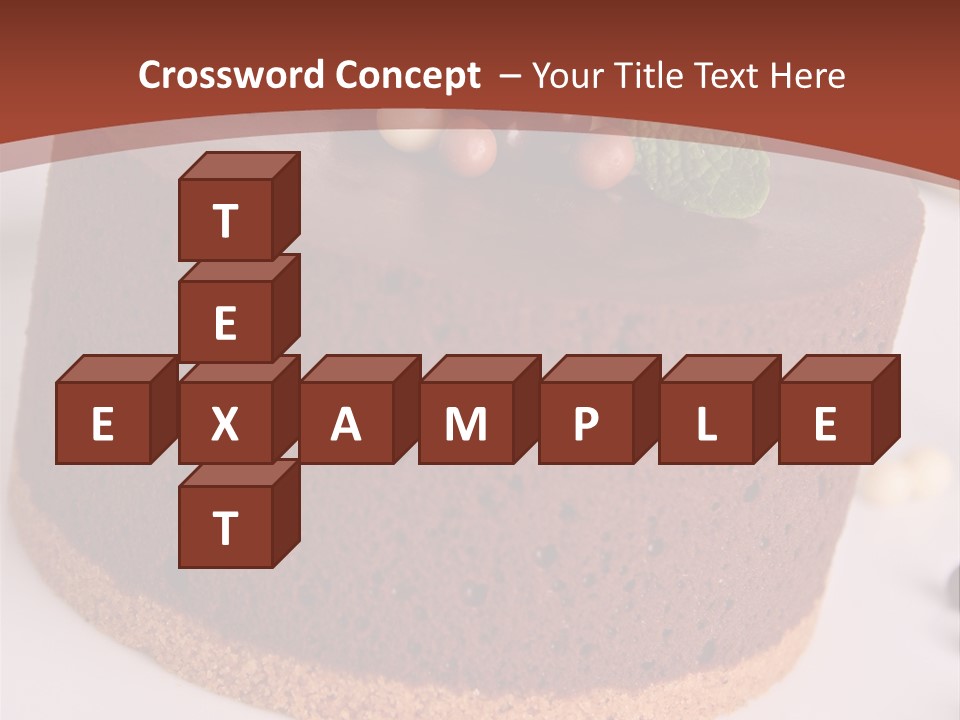 Celebration Creative Chocolate PowerPoint Template