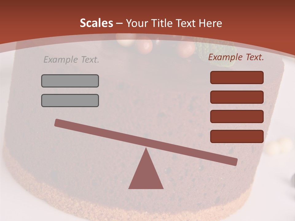 Celebration Creative Chocolate PowerPoint Template