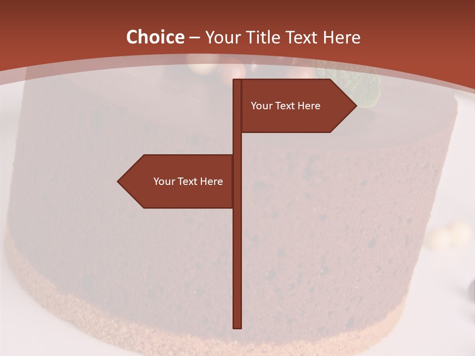 Celebration Creative Chocolate PowerPoint Template