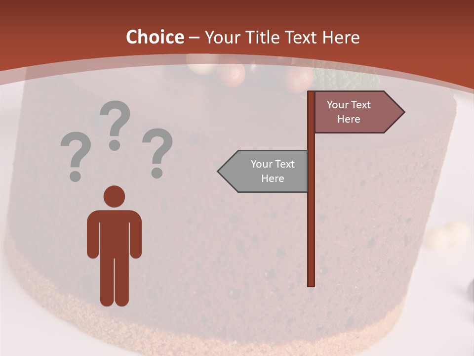 Celebration Creative Chocolate PowerPoint Template