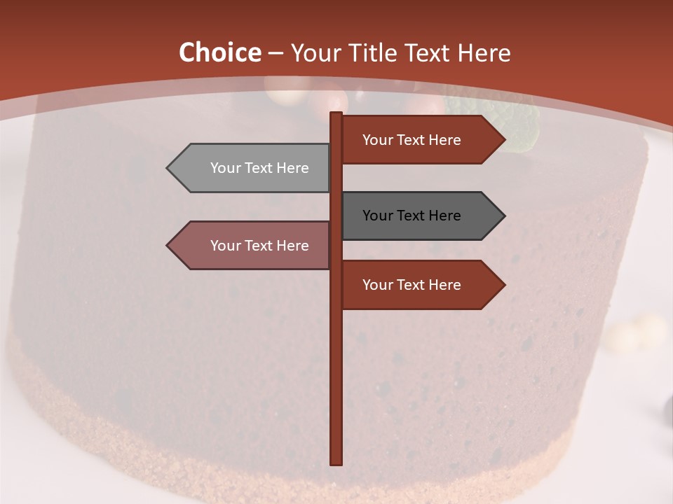 Celebration Creative Chocolate PowerPoint Template