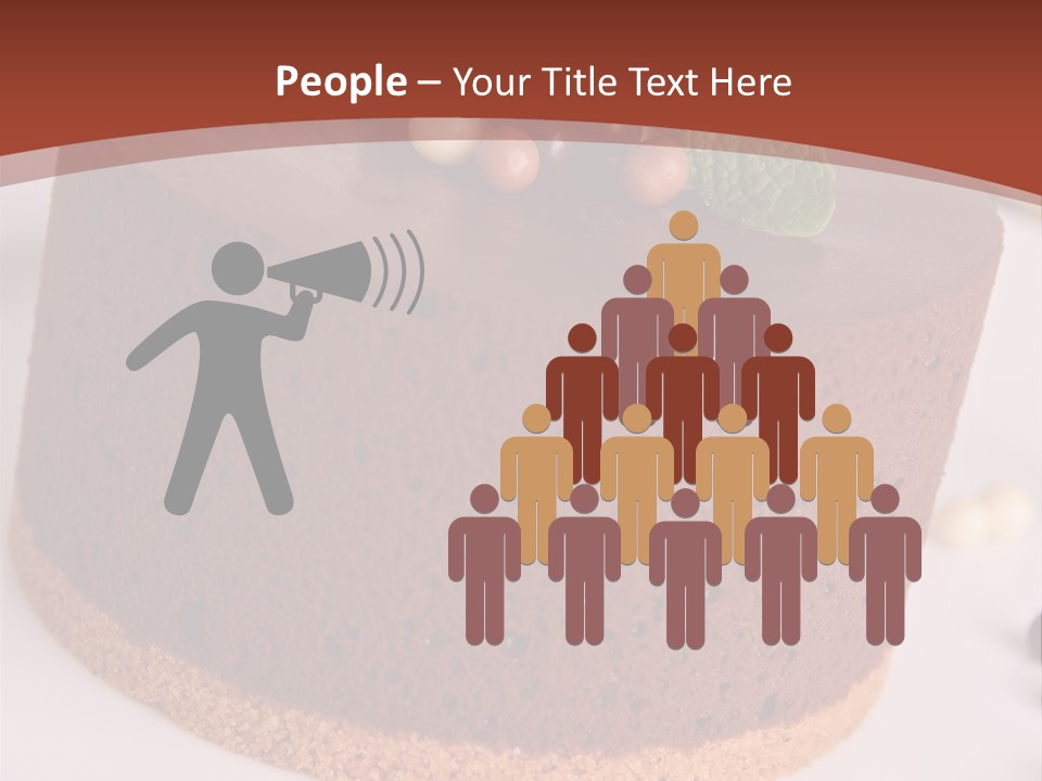 Celebration Creative Chocolate PowerPoint Template