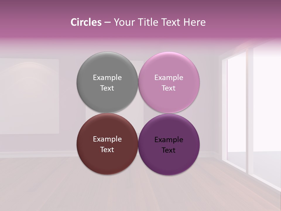 Corner Wall Clean PowerPoint Template