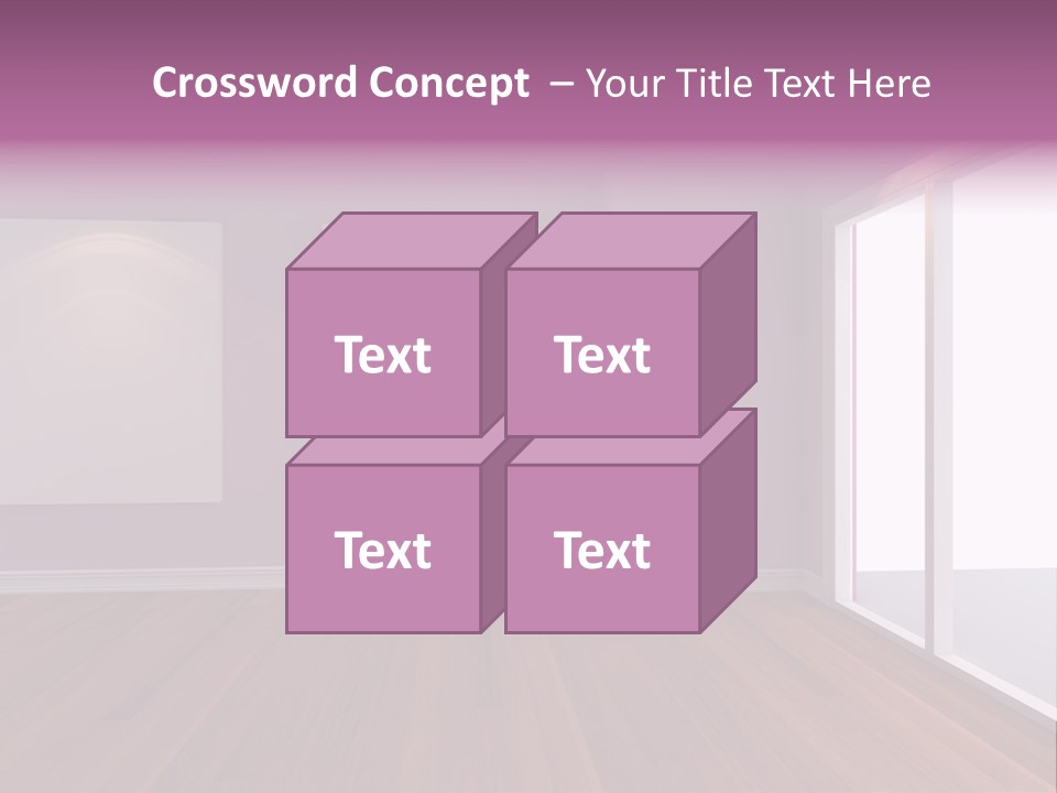 Corner Wall Clean PowerPoint Template