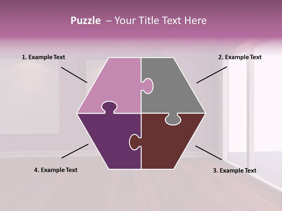 Corner Wall Clean PowerPoint Template