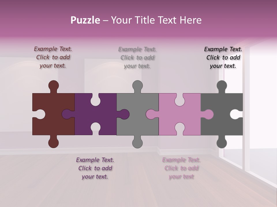 Corner Wall Clean PowerPoint Template
