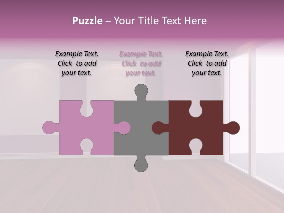 Corner Wall Clean PowerPoint Template