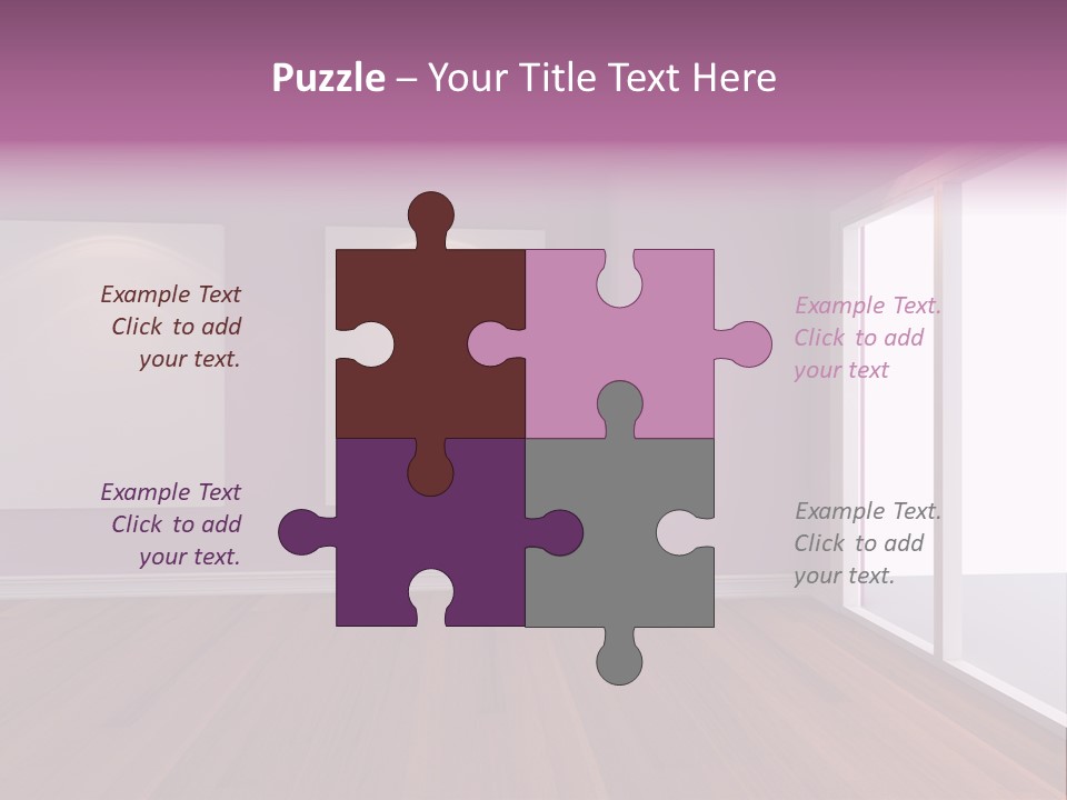 Corner Wall Clean PowerPoint Template