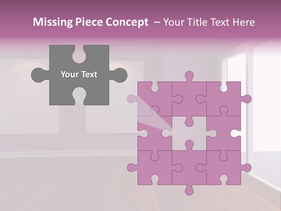 Corner Wall Clean PowerPoint Template