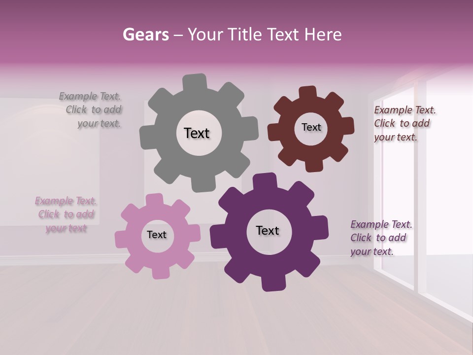 Corner Wall Clean PowerPoint Template