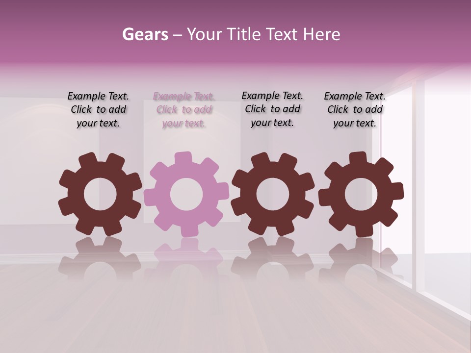 Corner Wall Clean PowerPoint Template
