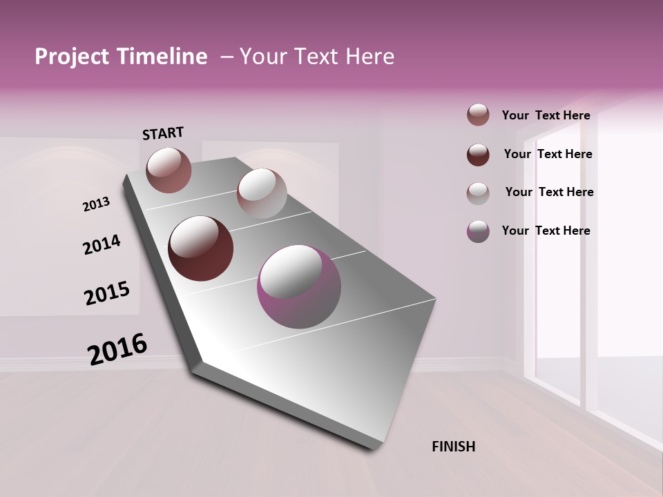 Corner Wall Clean PowerPoint Template