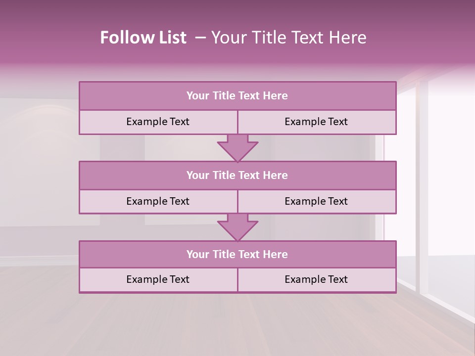 Corner Wall Clean PowerPoint Template