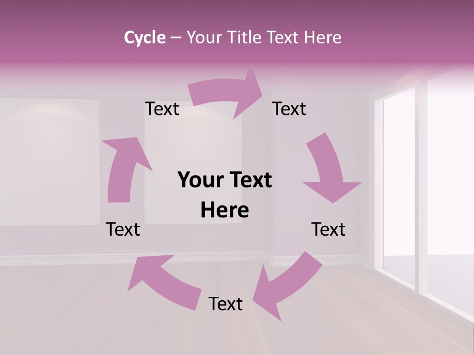 Corner Wall Clean PowerPoint Template