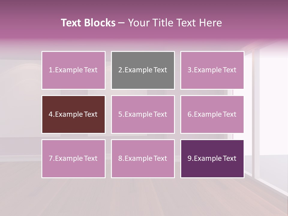 Corner Wall Clean PowerPoint Template