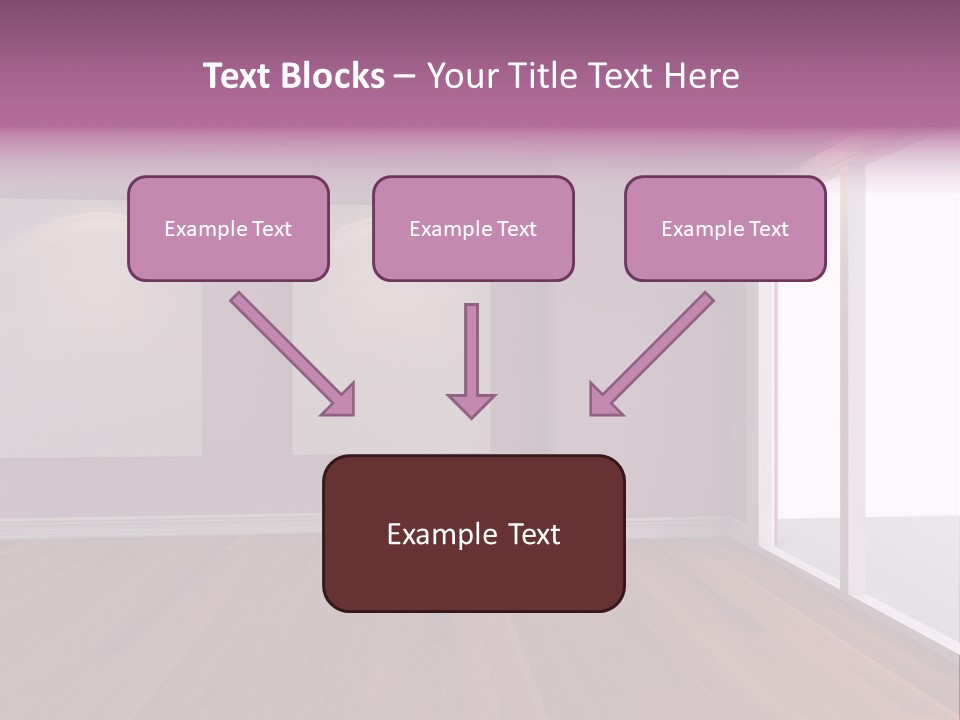 Corner Wall Clean PowerPoint Template