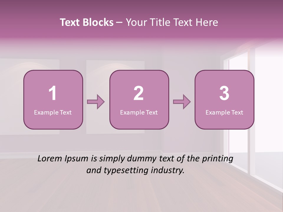 Corner Wall Clean PowerPoint Template