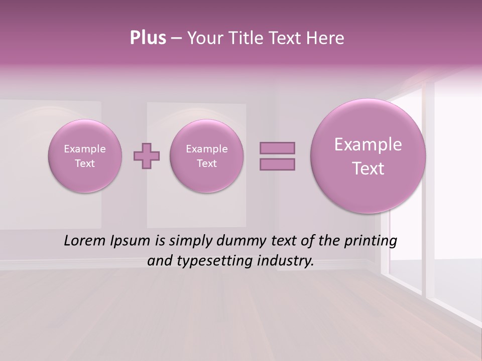 Corner Wall Clean PowerPoint Template