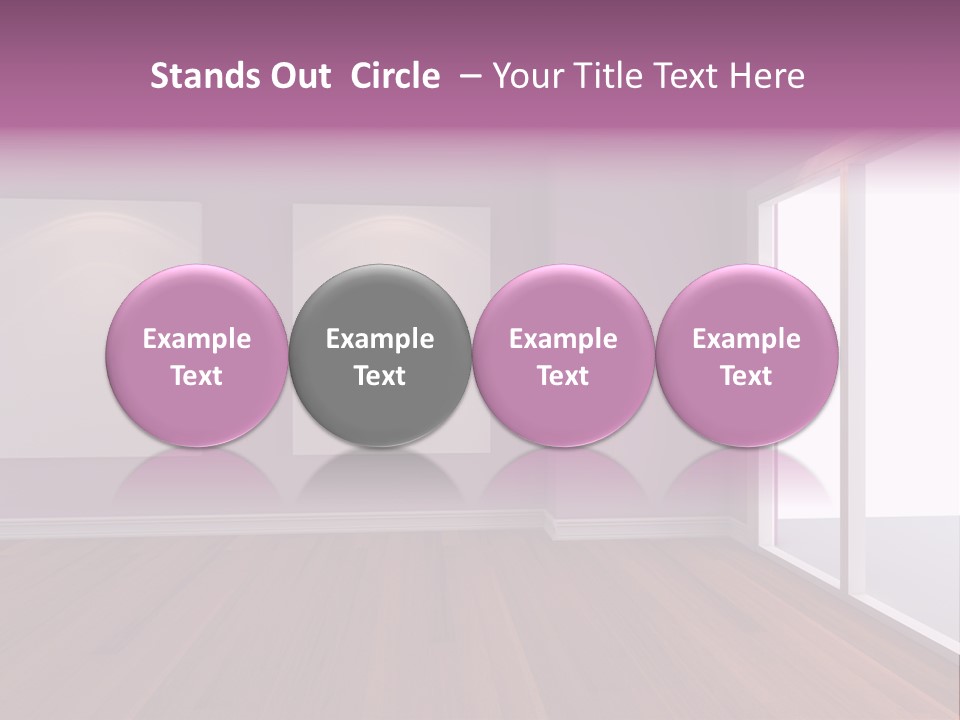 Corner Wall Clean PowerPoint Template