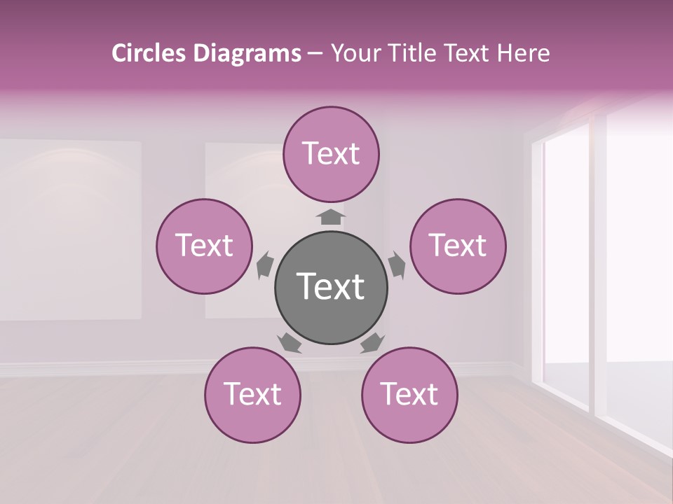 Corner Wall Clean PowerPoint Template