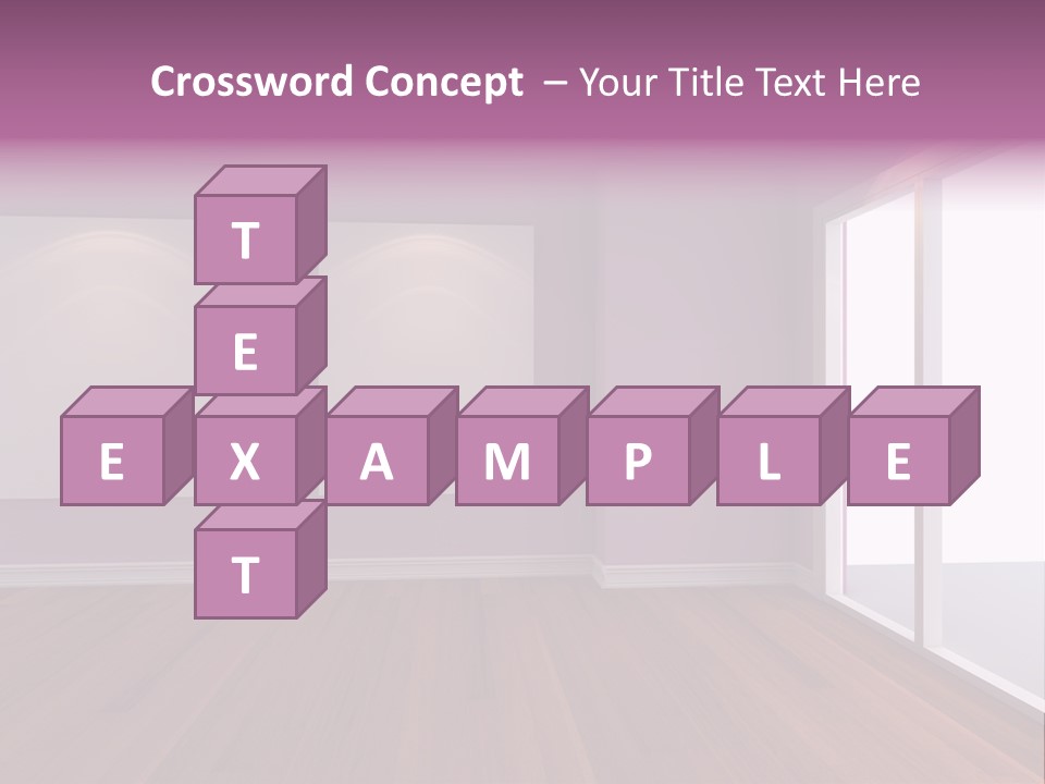 Corner Wall Clean PowerPoint Template