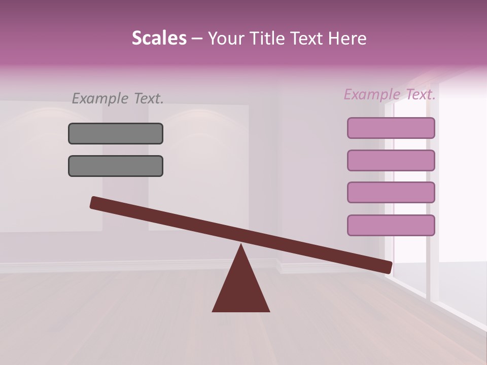 Corner Wall Clean PowerPoint Template