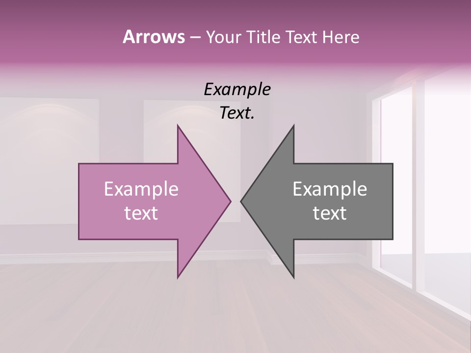Corner Wall Clean PowerPoint Template