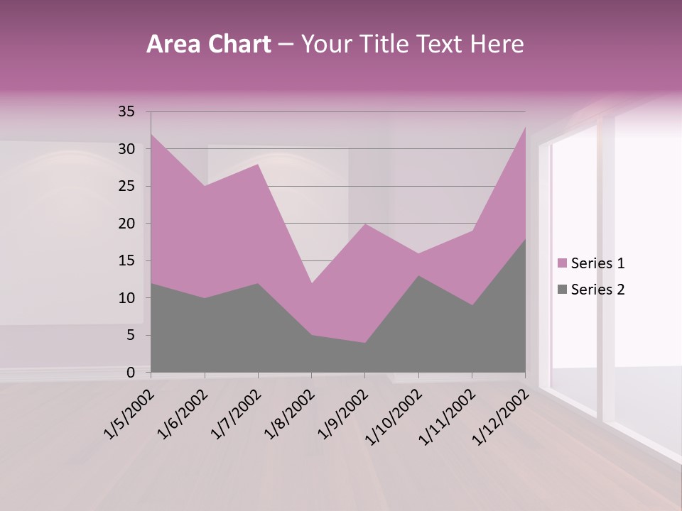 Corner Wall Clean PowerPoint Template