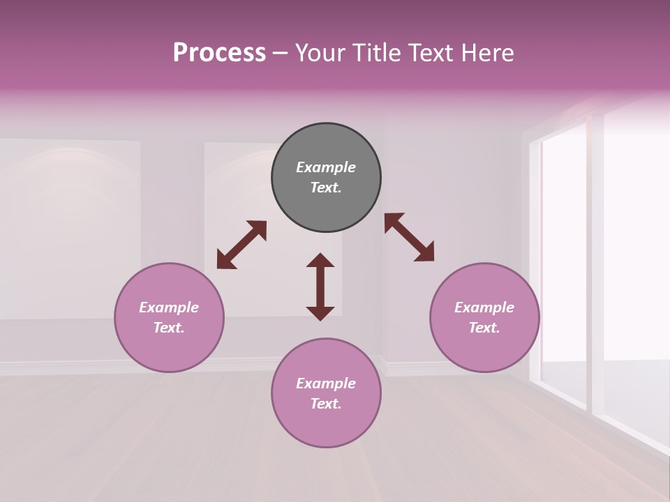 Corner Wall Clean PowerPoint Template