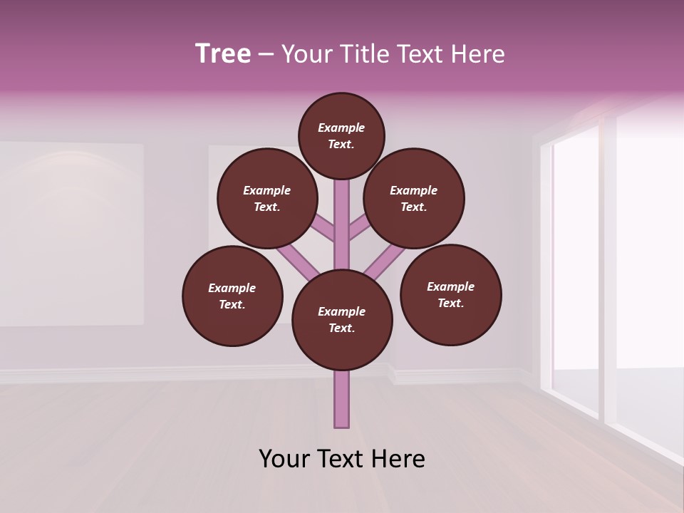 Corner Wall Clean PowerPoint Template
