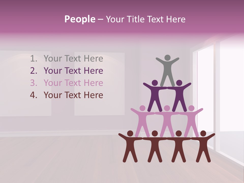 Corner Wall Clean PowerPoint Template