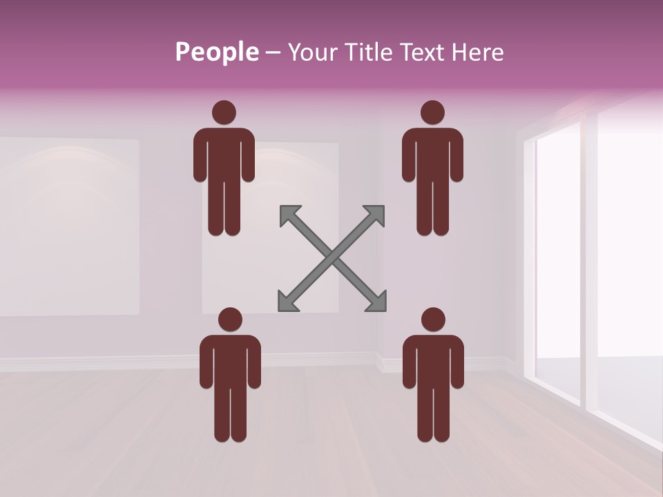 Corner Wall Clean PowerPoint Template