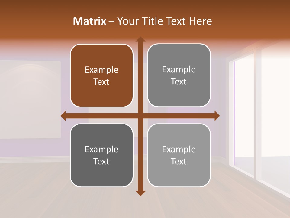 Light Display Door PowerPoint Template