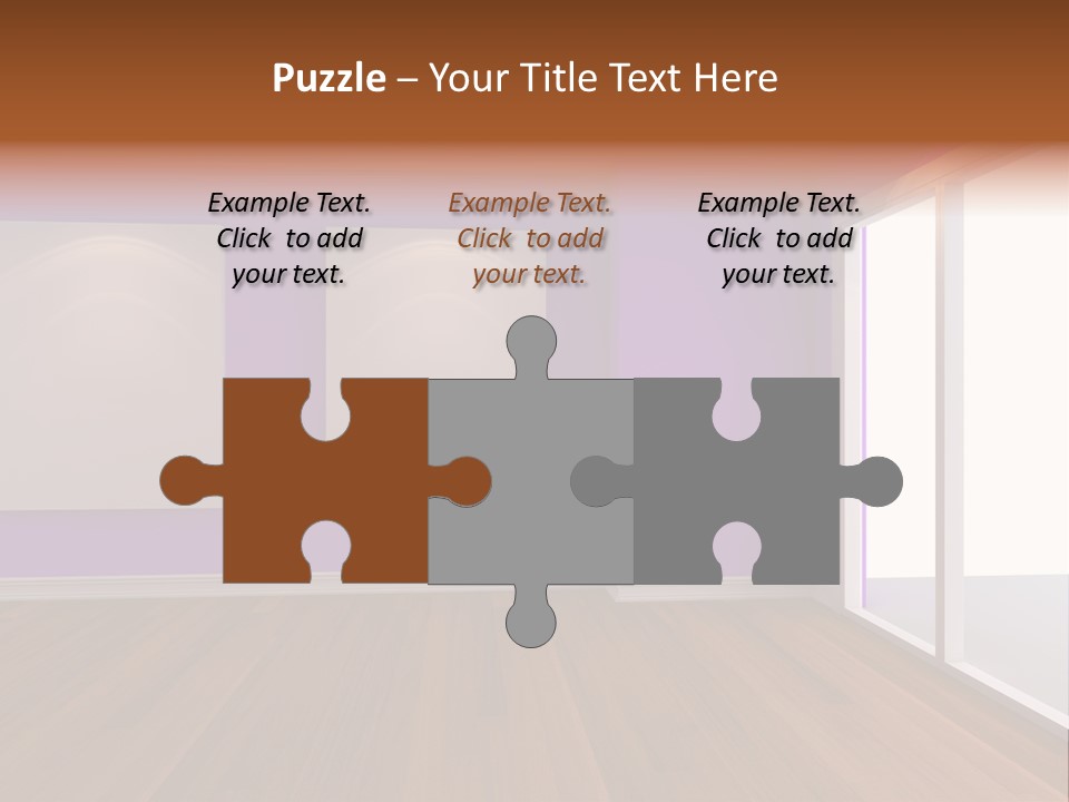 Light Display Door PowerPoint Template