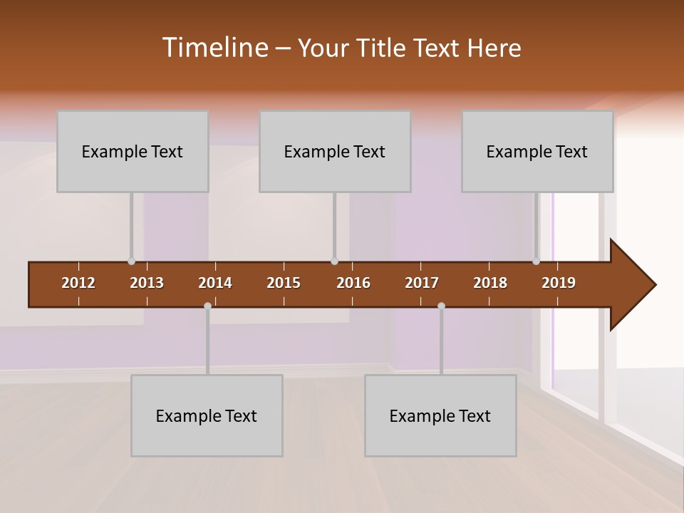 Light Display Door PowerPoint Template