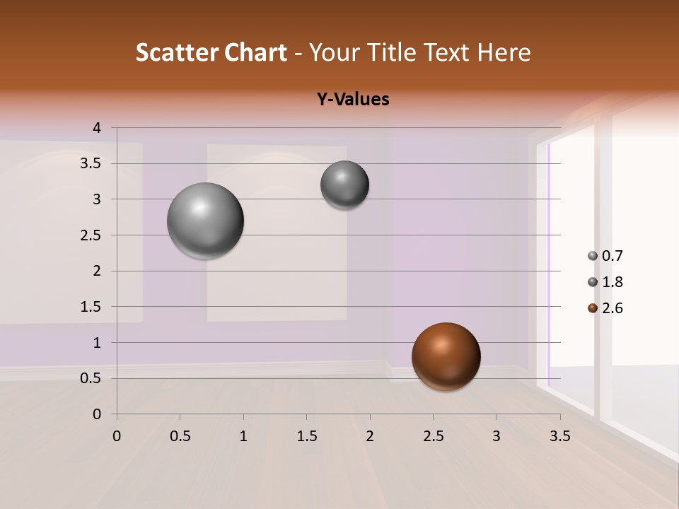 Light Display Door PowerPoint Template