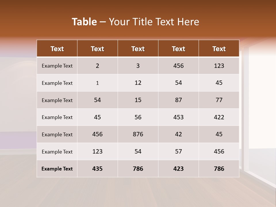 Light Display Door PowerPoint Template