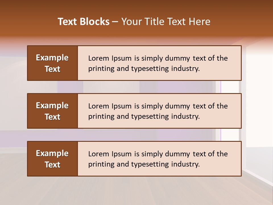 Light Display Door PowerPoint Template