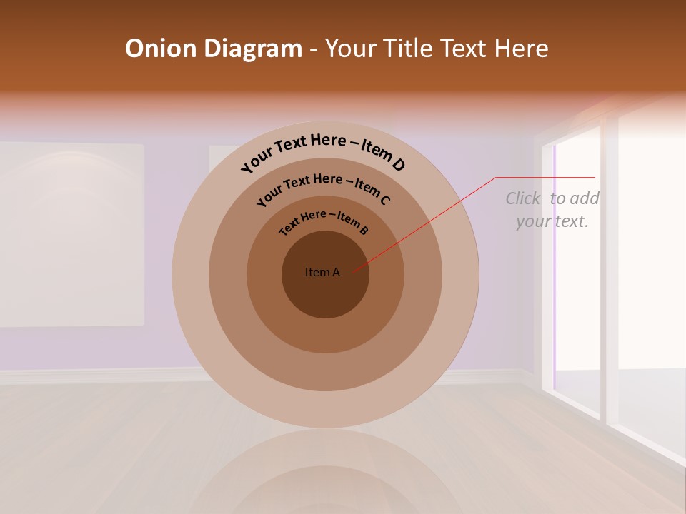 Light Display Door PowerPoint Template