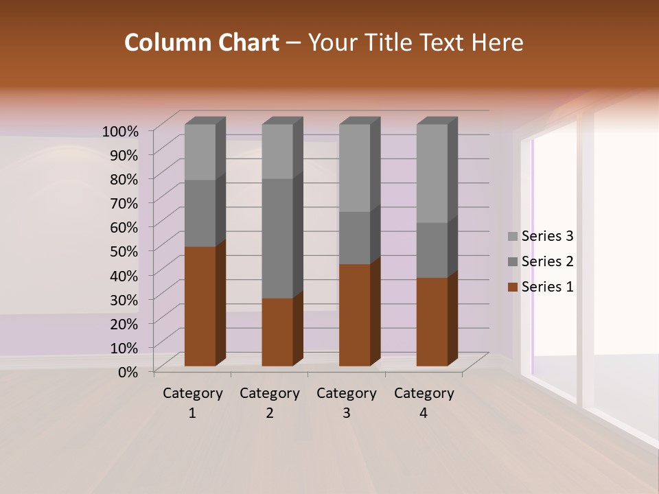 Light Display Door PowerPoint Template