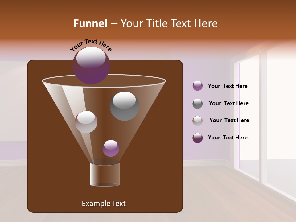 Light Display Door PowerPoint Template