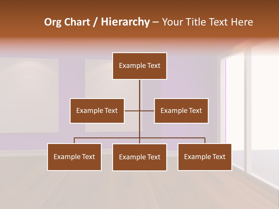 Light Display Door PowerPoint Template