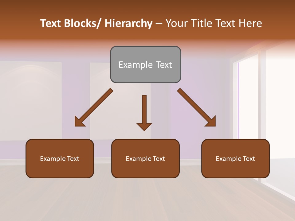 Light Display Door PowerPoint Template