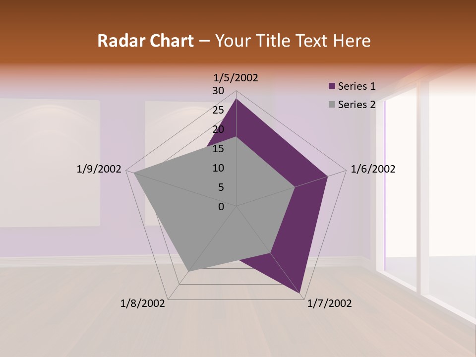 Light Display Door PowerPoint Template