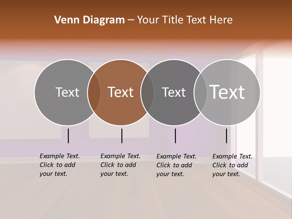 Light Display Door PowerPoint Template