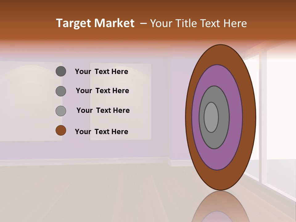 Light Display Door PowerPoint Template