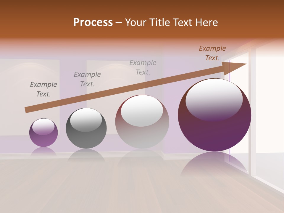 Light Display Door PowerPoint Template