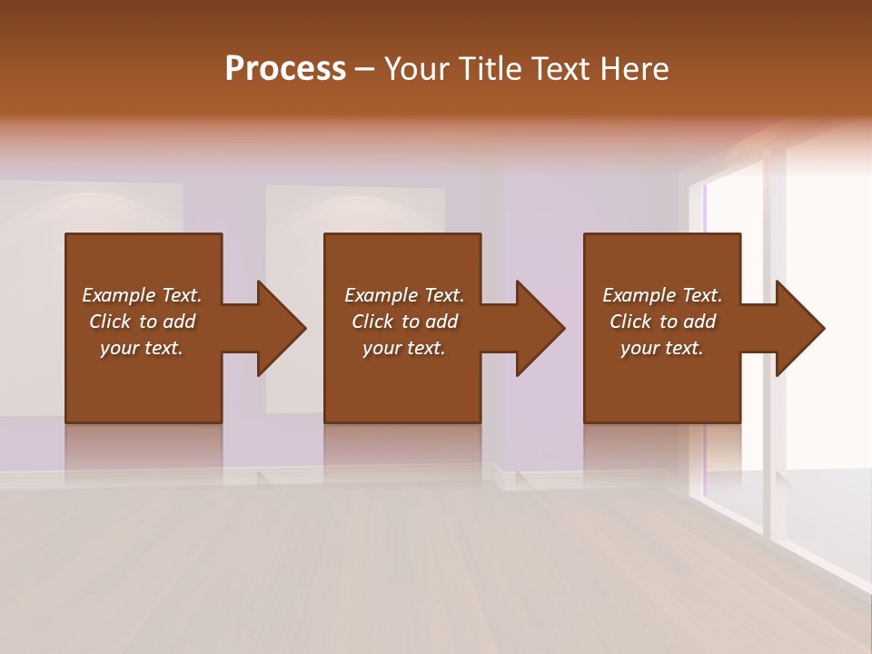 Light Display Door PowerPoint Template